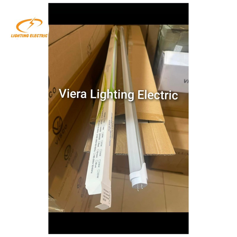 Lampu tl t8 led 40W 40 Watt Acryilic Alumunium 120cm Visco Putih