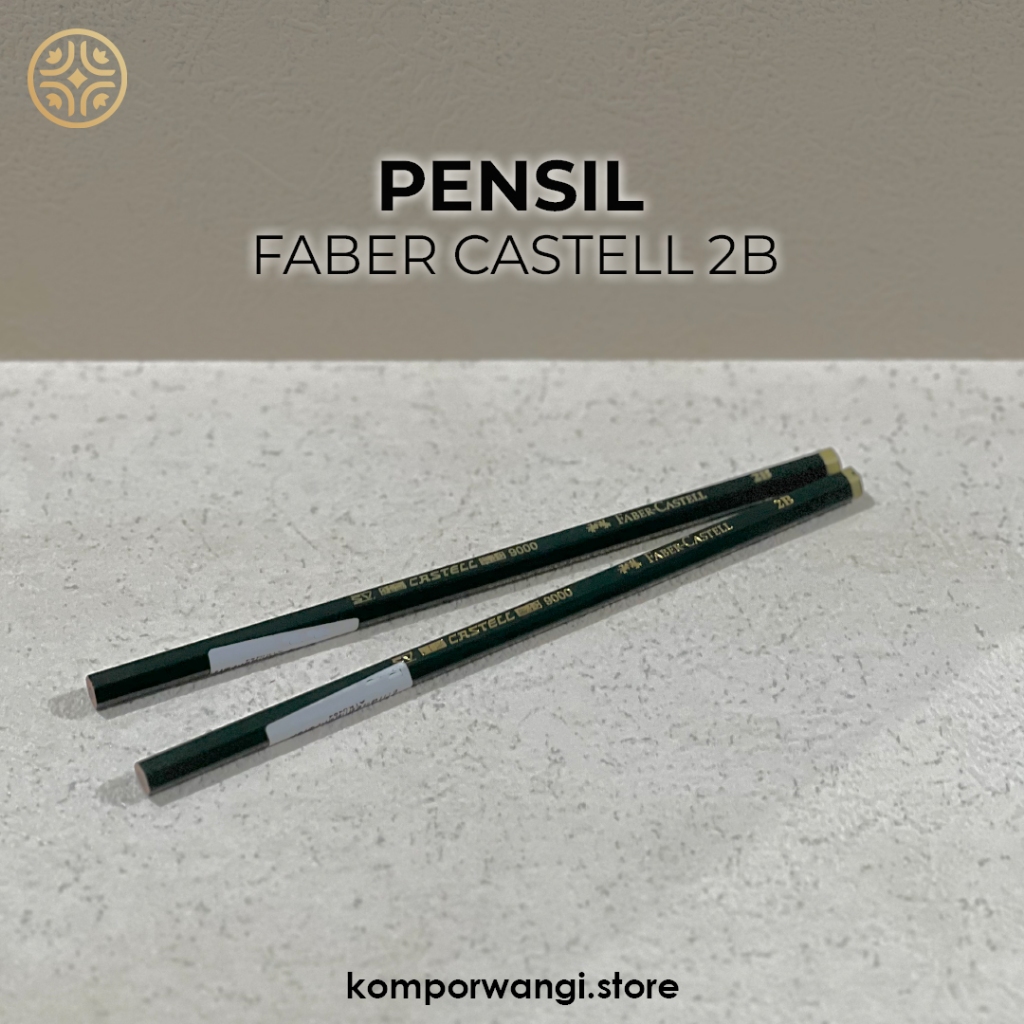 

Faber Castell 2B Pensil Ujian Pensil Menulis dan Menggambar Per Pcs