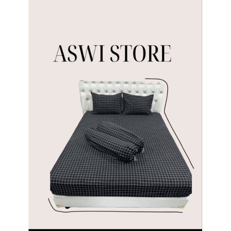 Sprei Estetik Sprei dan sarung Bantal Guling ukuran 180X200X20