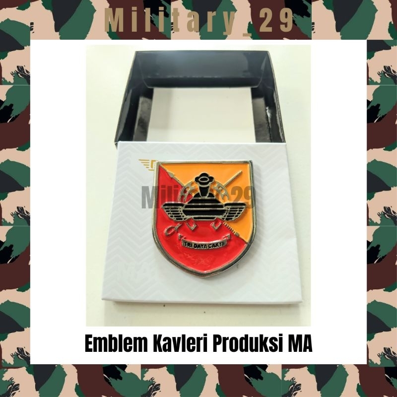 Emblem Baret Hitam/Emblem Kavaleri TNI AD Produksi | Emblem Baret Hitam | Emblem Kavaleri | TNI AD