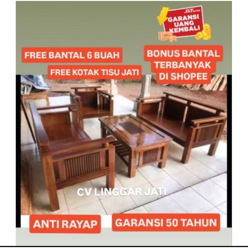 Kursi Tamu Minimalis Ruang Tamu Jepara