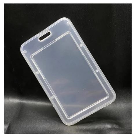 

Tempat IDCard Box Clear Card Holder Clear Bening Frame Card BukaTutup CASING BOX/FRAME ID CARD