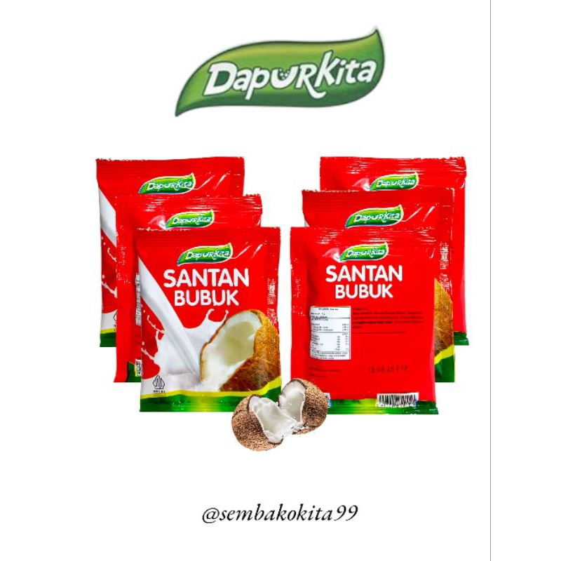 

DapurKita Santan Bubuk Merah 13gram 1 Renteng isi 10 Sachet