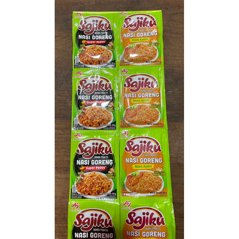 

1 Renceng Sajiku Bumbu Nasi goreng (10 bungkus)