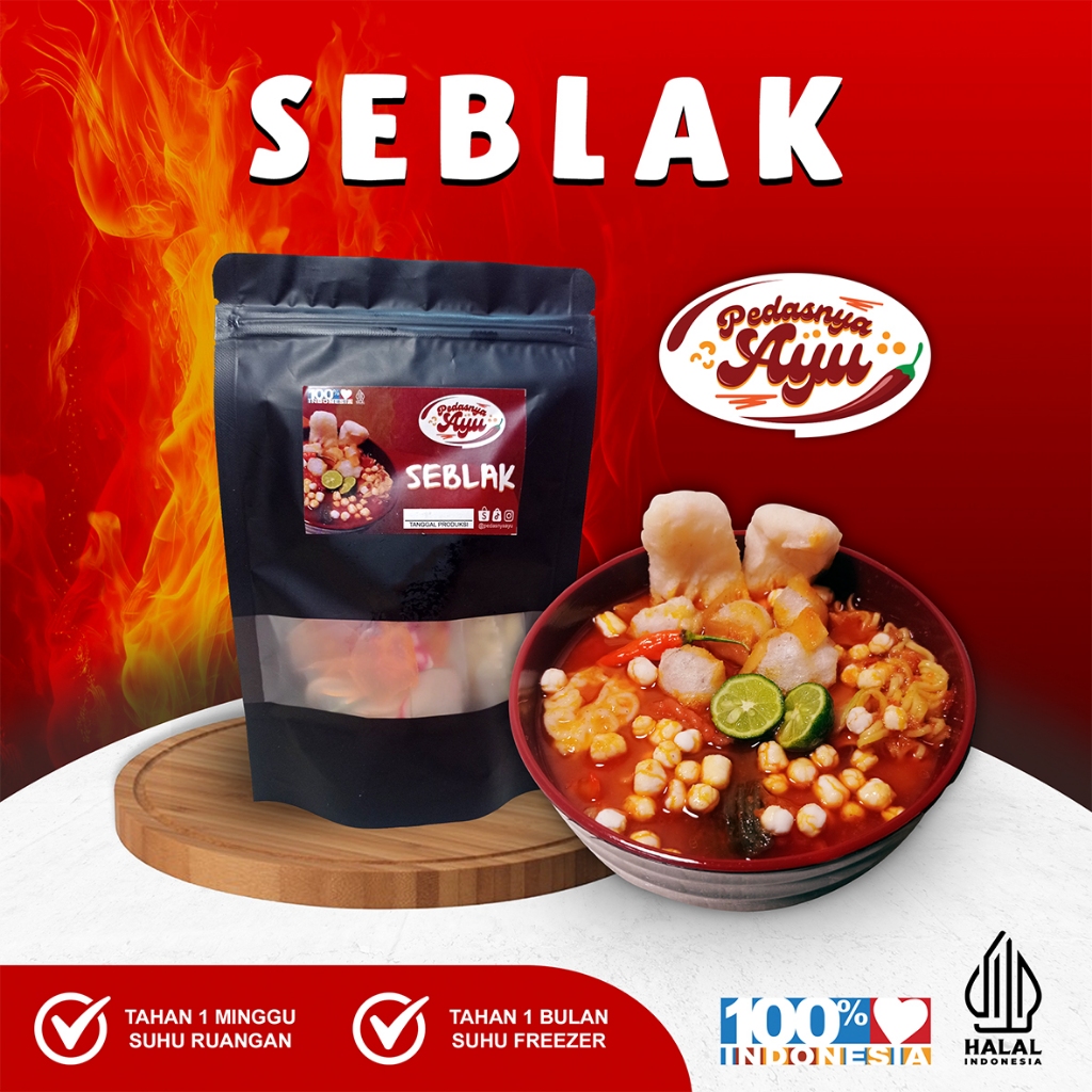 

Pedasnya Ayu Seblak Instan Paket Hemat - Seblak Khas Sunda
