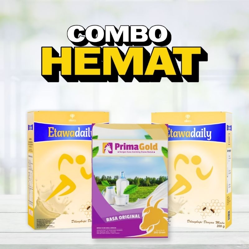 

COMBO EXTRA 2 IN 1 SUSU ETAWA ETAWADAILY & PRIMAGOLD 200 gr