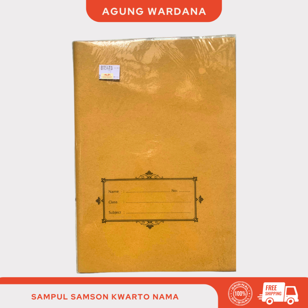 

SAMPUL COKLAT BAMBO UKURAN KWARTO + NAMA ISI 20 LEMBAR
