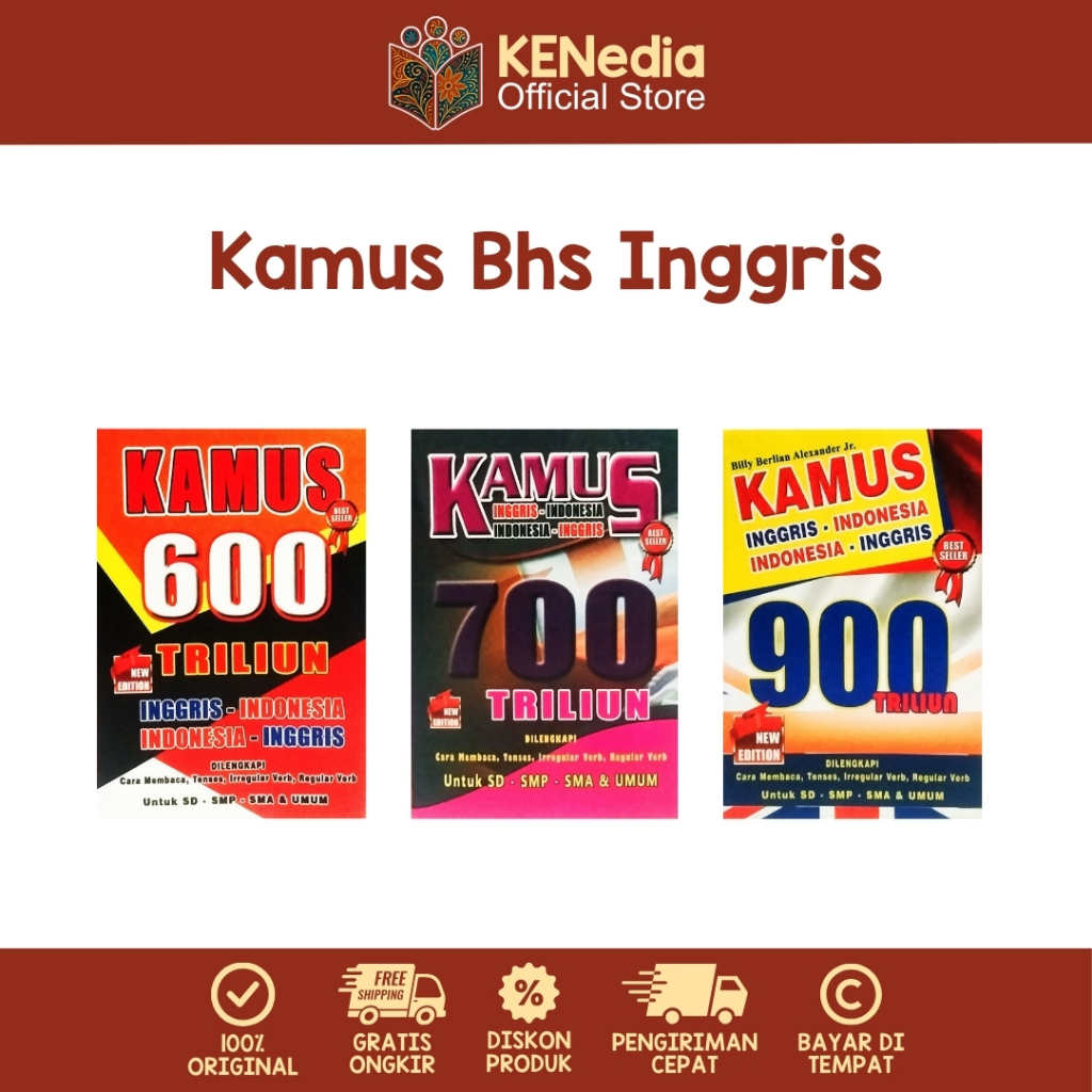 Kamus Bahasa Inggris - SD SMP SMA