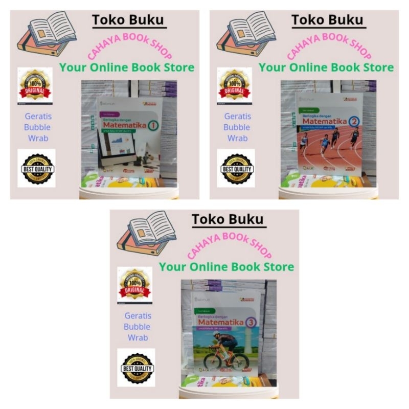 Buku Matematika Kelas 7,8,9 SMP/MTS Kurikulum Merdeka Platinum