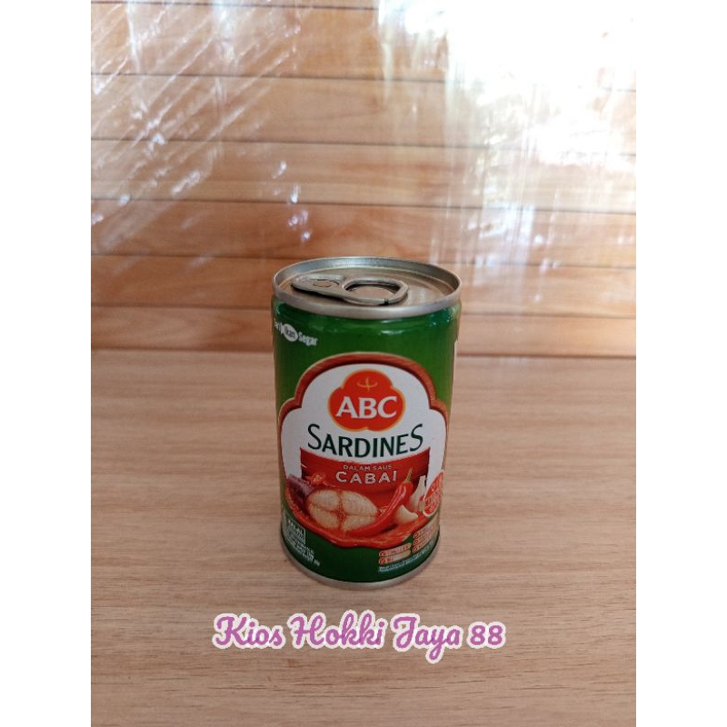 

Sarden ABC saos cabai 155gr/sarden ABC saos tomat/sarden ABC extra pedas