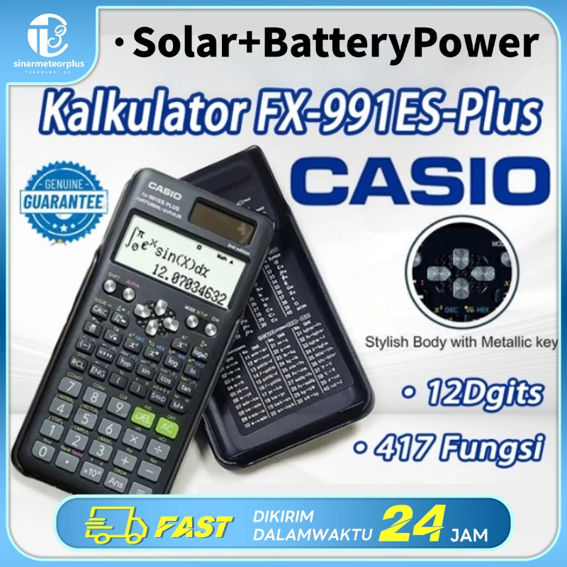 Kalkulator Ilmiah Casio FX-991EX / FX-991ES PLUS Kalkulator Kalkulator Kalkulator Ilmiah Kalkulator 