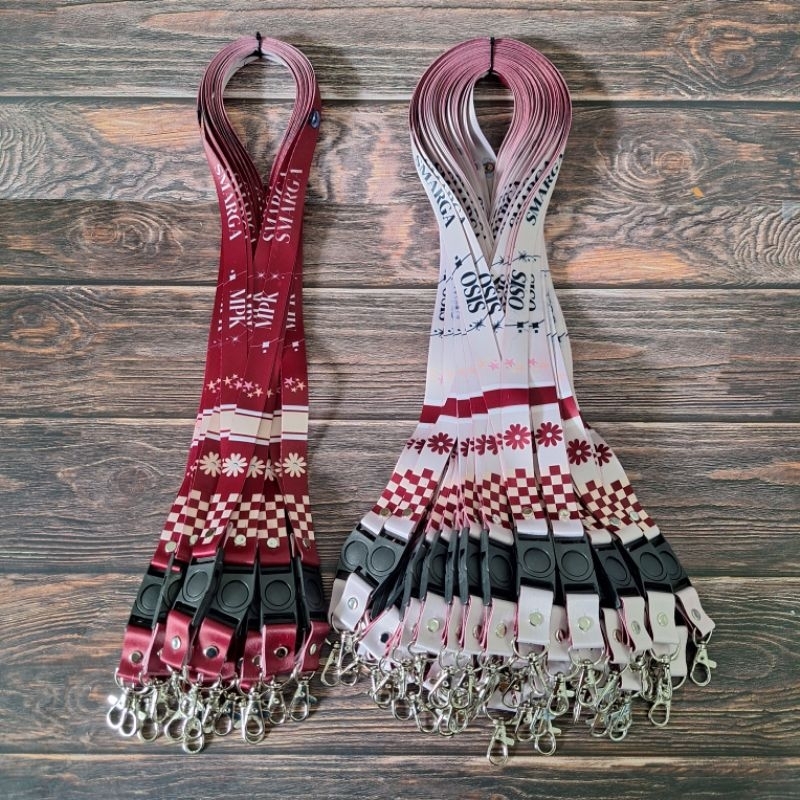 

TALI ID CARD LANYARD OSIS/MPK (sekolah SD, SMP/MTS, SMA/SMK) BISA SEPAKET/FULL SET | COSTUM + FREE DESAIN