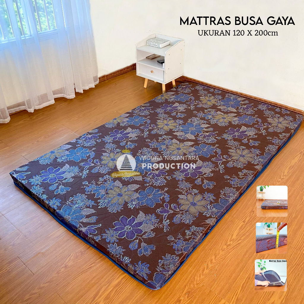 Matras Protector Busa Gaya 120 x 200 x 5 cm Topper Kasur Spring Bed