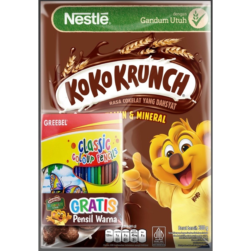

EXP JANUARI 2026 NESTLE KOKO KRUNCH CEREAL 300GR / koko crunch 300 / koko krunch 300gram /koko krunch 330gram