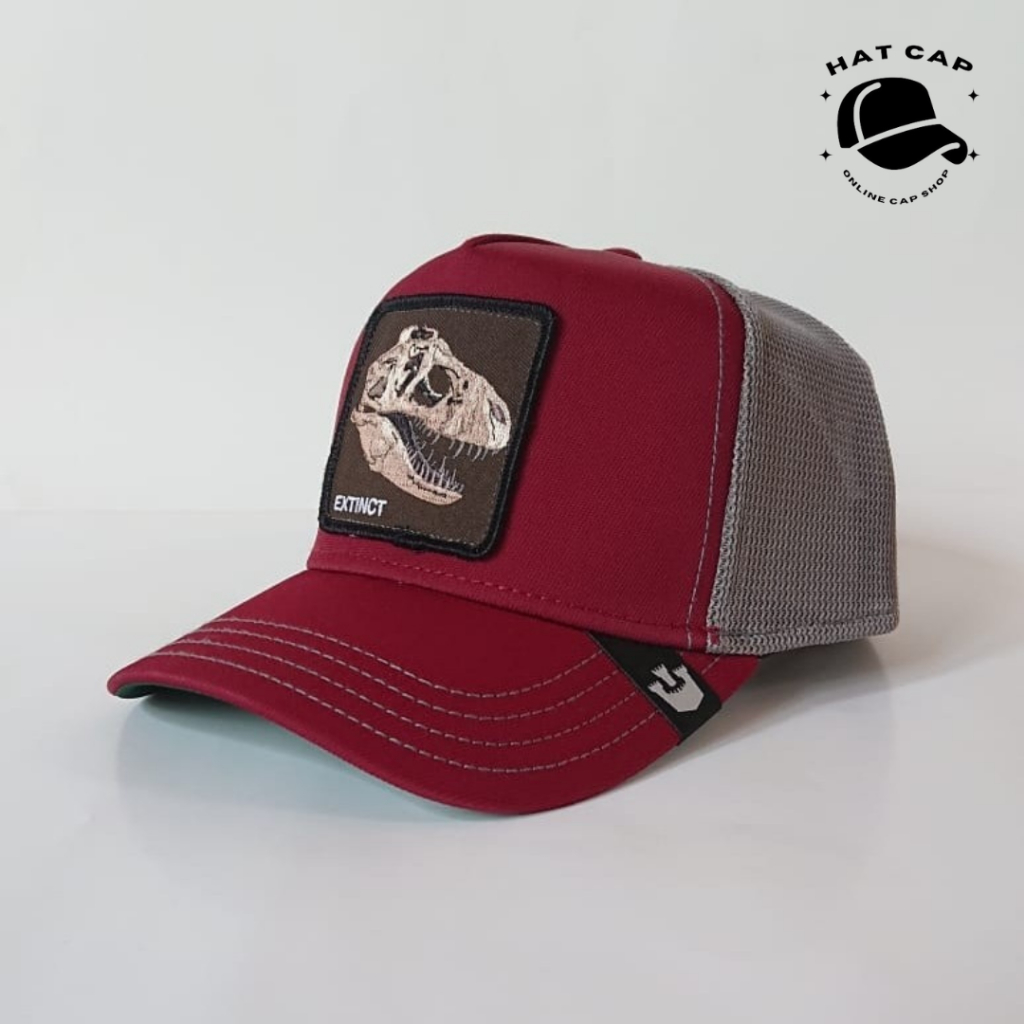 Topi Original Goorin Bros Trucker Hat - Extinct (Maroon)