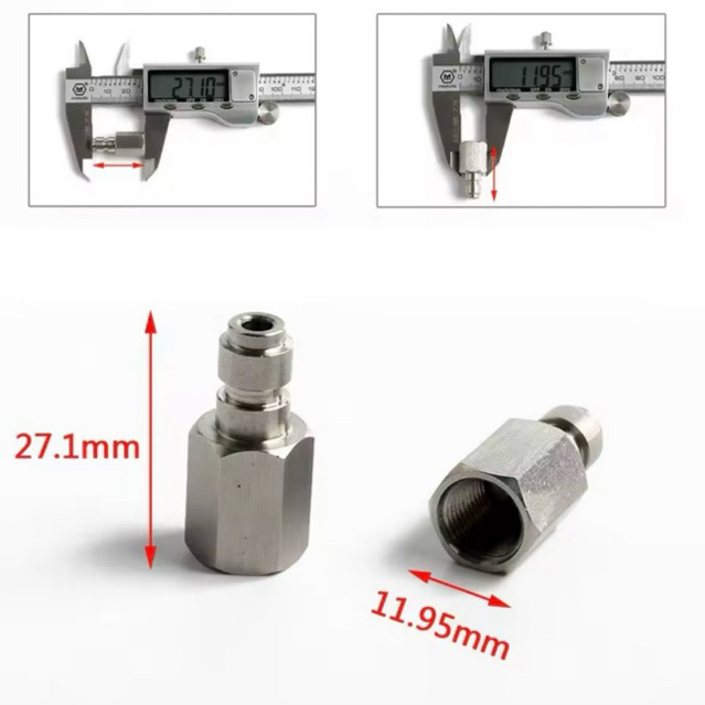 Mini Kupler Drat Dalam Stenlis Mini plus teplon kupler pompa PCP sparepat pompa PCP