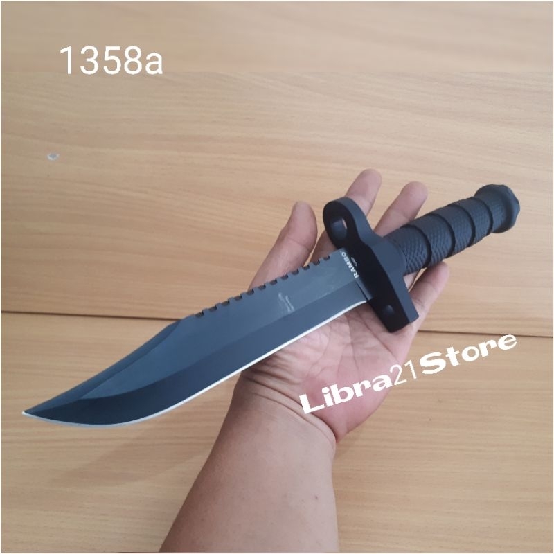 SURVIVAL KIT PISAU RAMBO 1358A PERALATAN OUTDOOR COLUMBIA