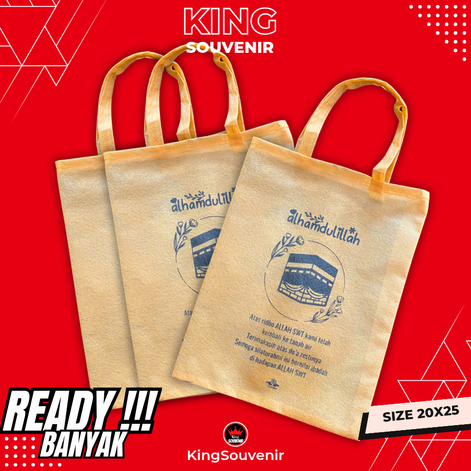 

SIAP KIRIM!!!GOODIEBAG TAS BINGKISAN OLEH OLEH HAJI DAN UMROH MURAH READY STOK F 20X25