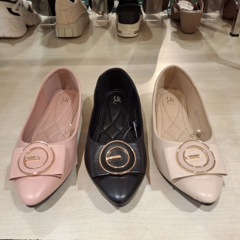 Yongki komaladi sepatu flat wanita ringan empuk & ori size 37-41