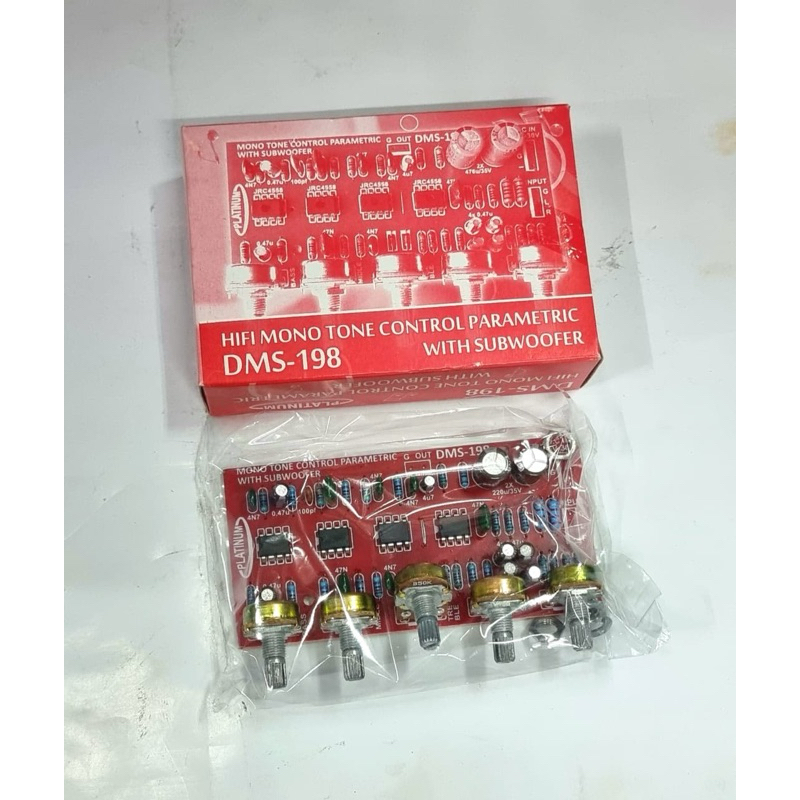 DMS - 198 HIFI MONO TONE CONTROL PARAMETRIC WITH SUBWOOFER