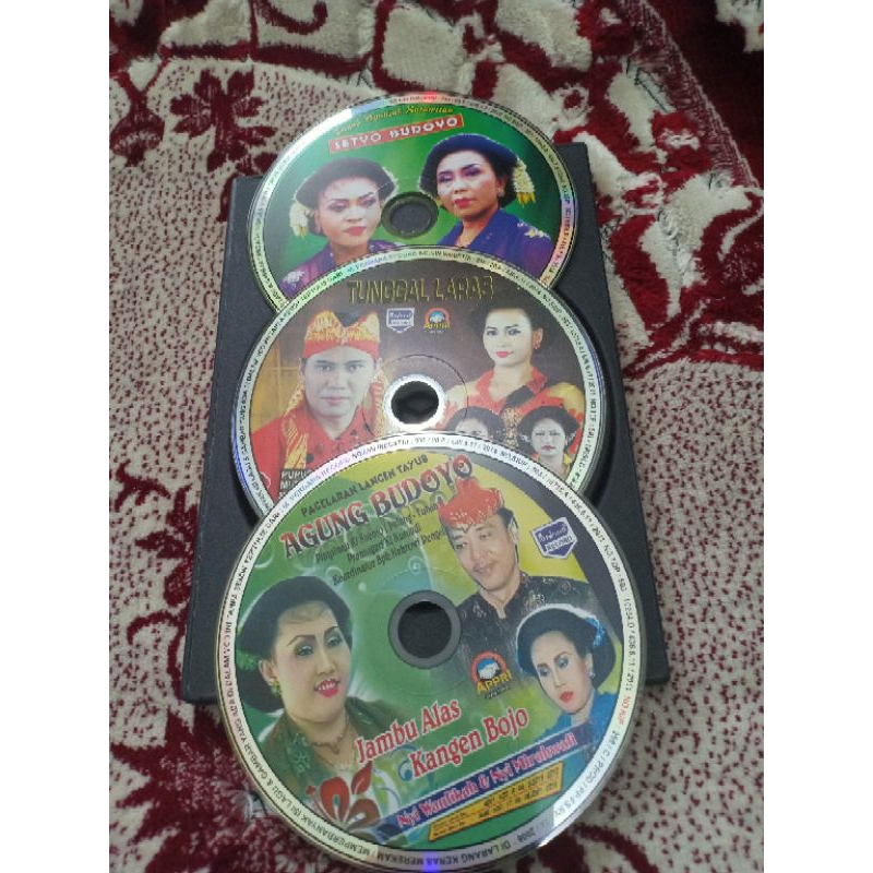 KASET VCD TAYUB AGUNG BUDOYO,TAYUB TUNGGAL LARAS,SETYO BUDOYO TANPA COFER BONUS BOX