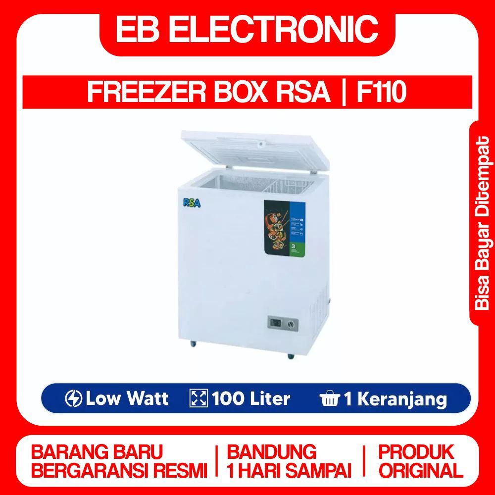 FREEZER RSA CF 100 GARANSI RESMI BARANG BARU