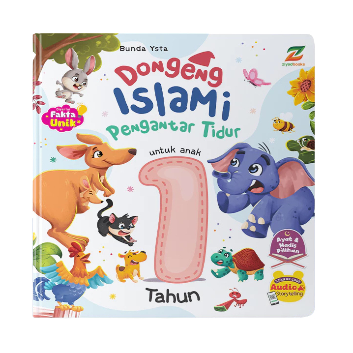 buku anak dongeng Islami Pengantar Tidur untuk Anak 1 Tahun hardcover - Buku Cerita Dongeng