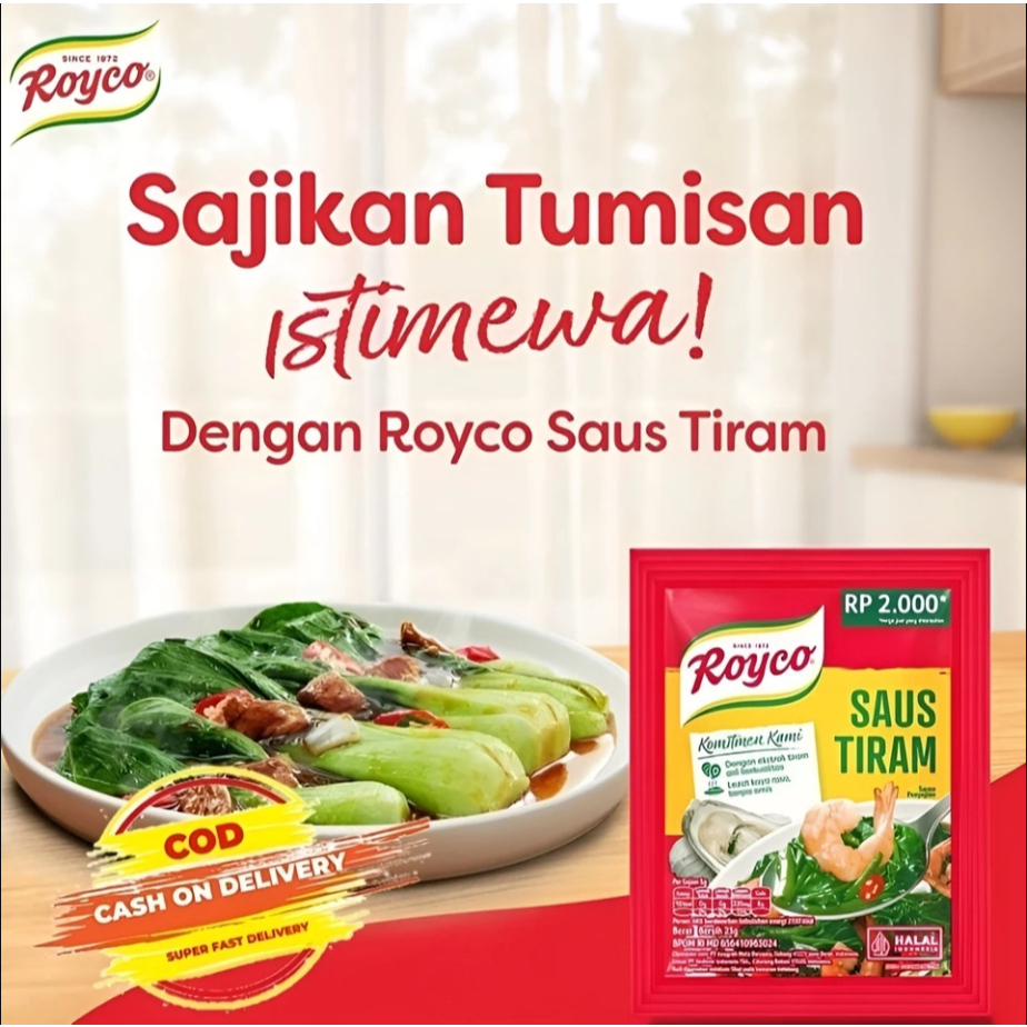 

Paket Hemat Royco Saus Tiram 25gr 1 Renceng isi 10 Pcs