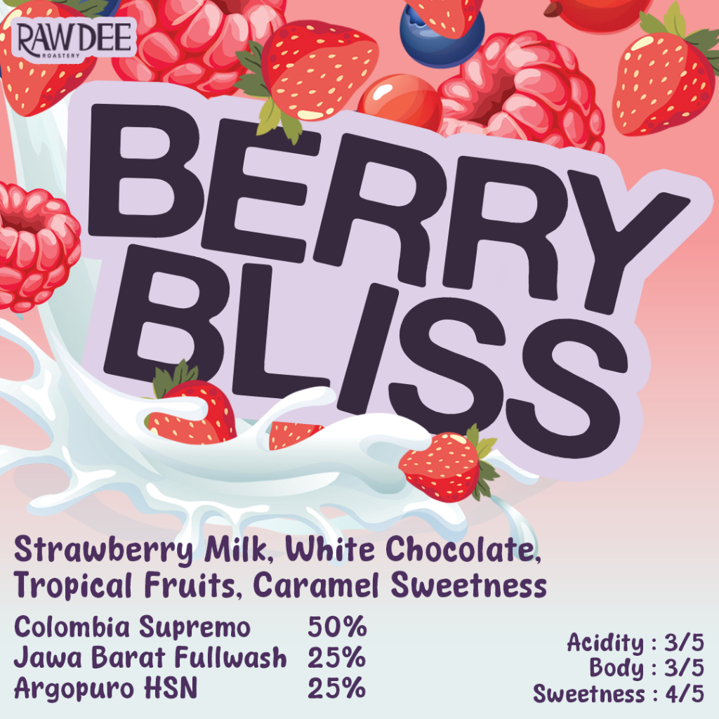 

Biji Kopi Espresso BERRY BLISS (1kg) Special Blend