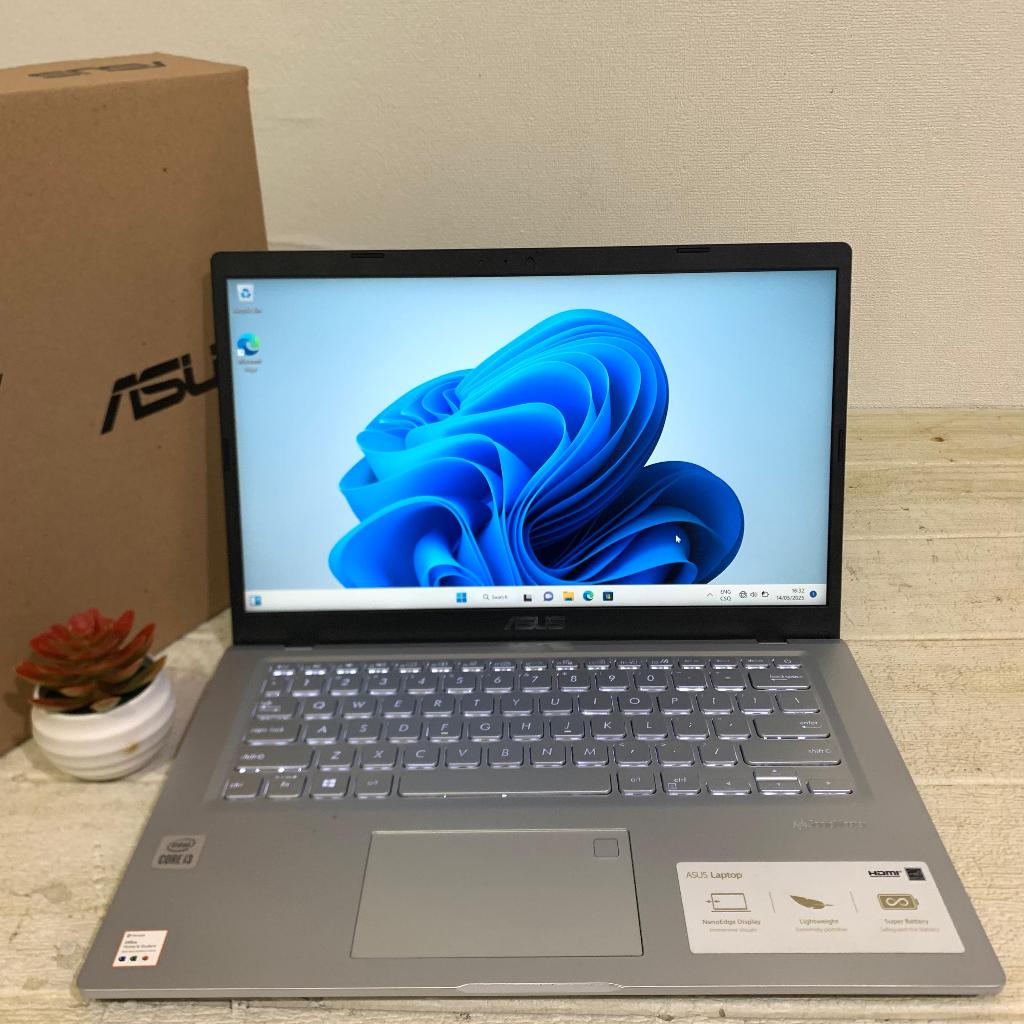 Baru Laptop Slim Asus Vivobook A416J | Core i3 1005G1 | RAM 4 GB | SSD 256 GB | Key Backlight | Laya