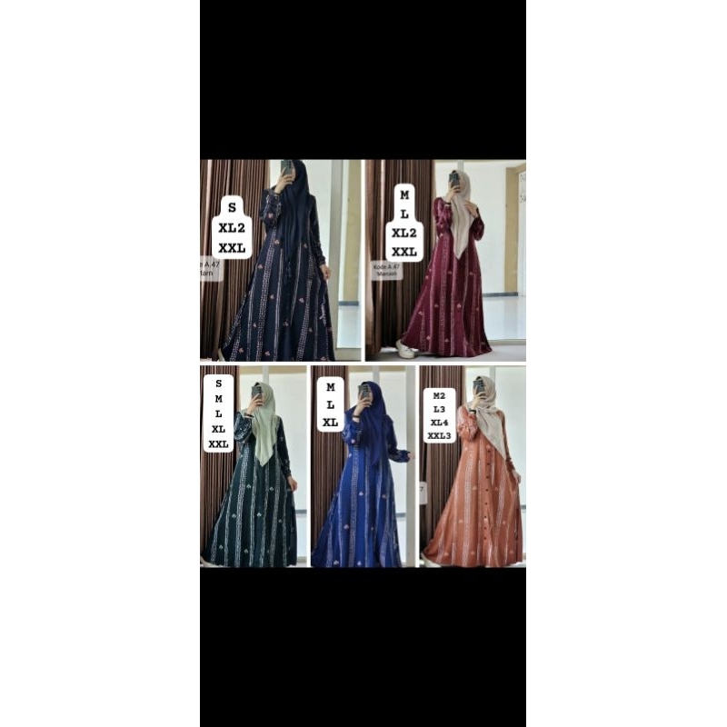 gamis twill elzeima klok A