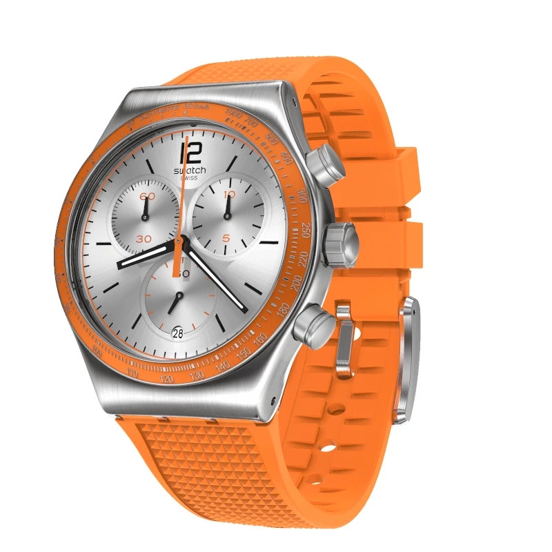 Jam Tangan Pria Swatch CHRONO YVS483 HYPERBRIGHTS Original garansi Resmi 2 Tahun