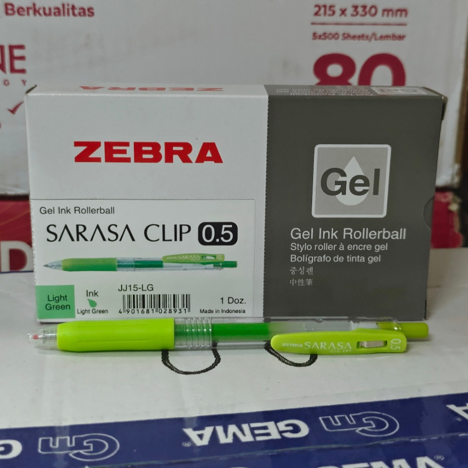 

Pen / Puplen Light Green Sarasa Clip 0.5 (1 Pcs)