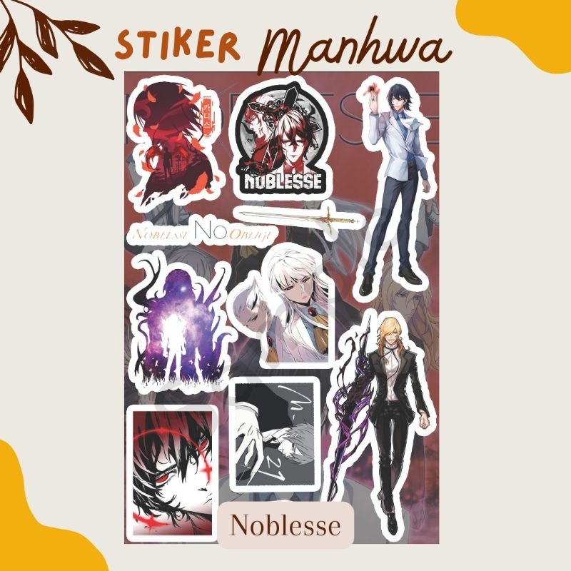 

Sticker Manhwa A6 Noblesse waterproof anti air stiker murah Cadis Etrama di Raizel Frankenstein m21