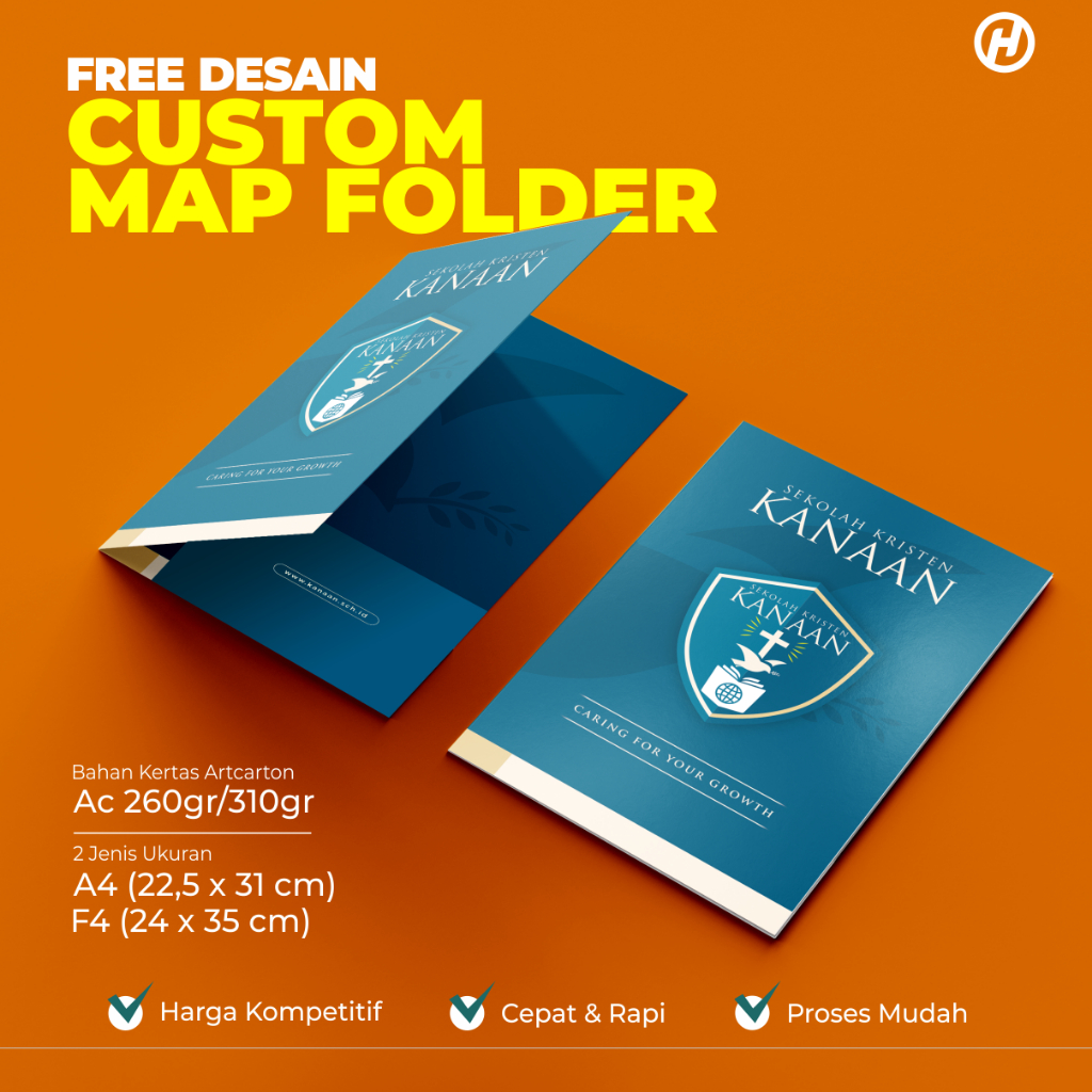 

CETAK MAP FOLDER / HOLDER CUSTOM DESAIN FREE DESAIN F4/A4