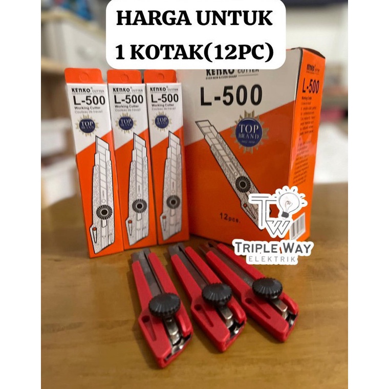 

KODE U94Y CUTTER KENKO BESAR L5 harga 1 kotak 12pc