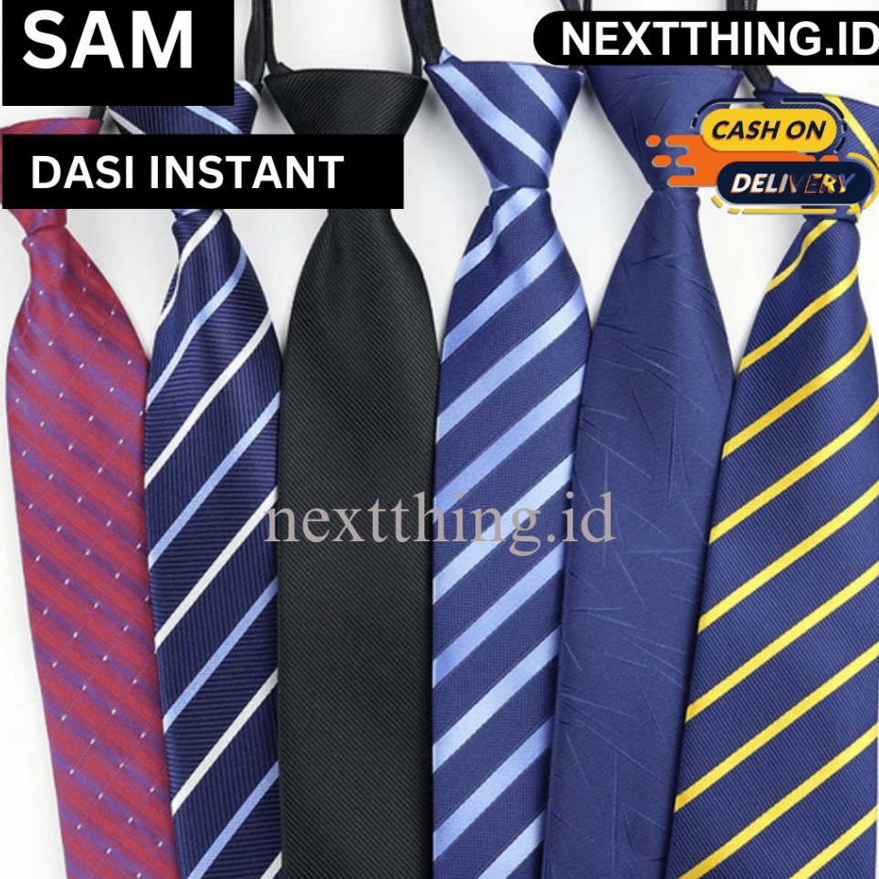 KODE B66W NEXTTHINGID  SAM DASI INSTANT dasi pria dasi wanita dasi kantor dasi instant