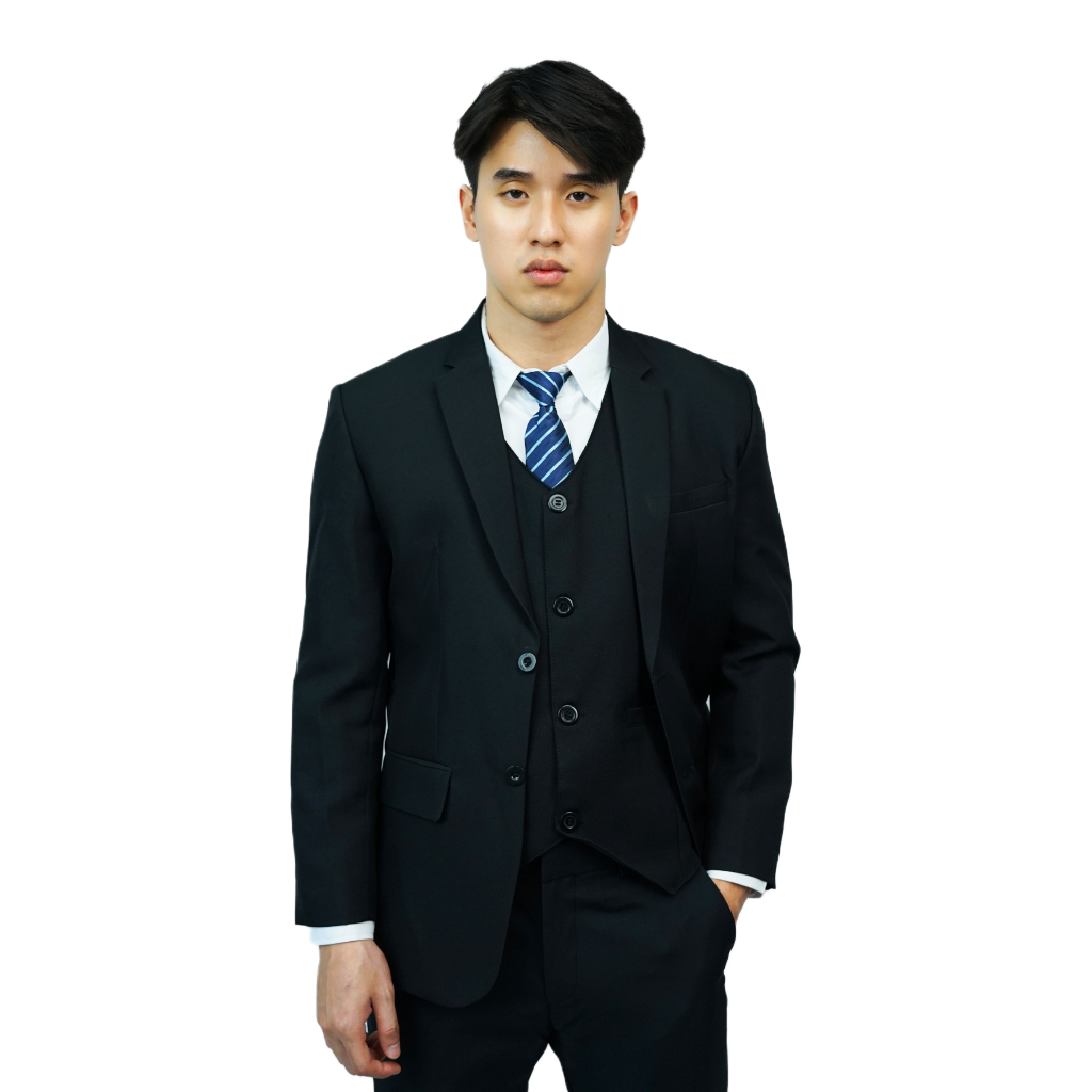 Mubeng - Elegant Jas Slimfit Hitam ( Cover Jas)
