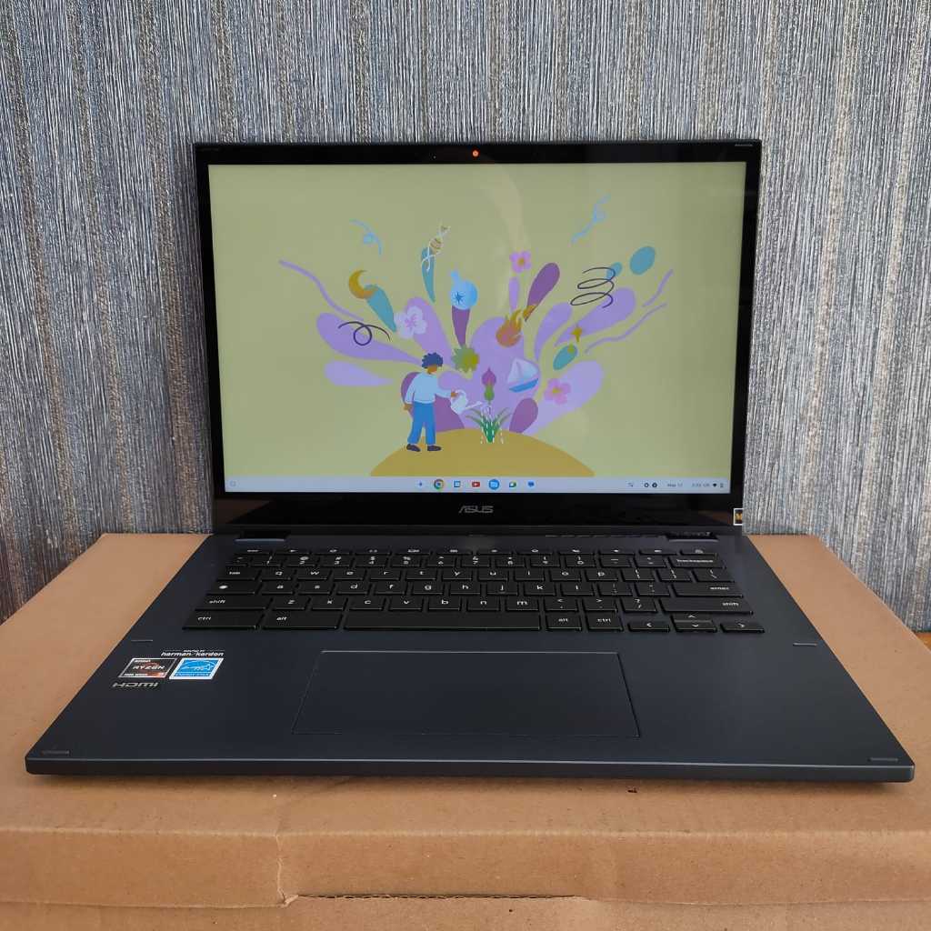 READYSTOCK Laptop Asus Chromebook CM3401FF 2 In 1, #Touchscreen Flip, Amd Ryzen 3 - 7320C, 8/128GB, 