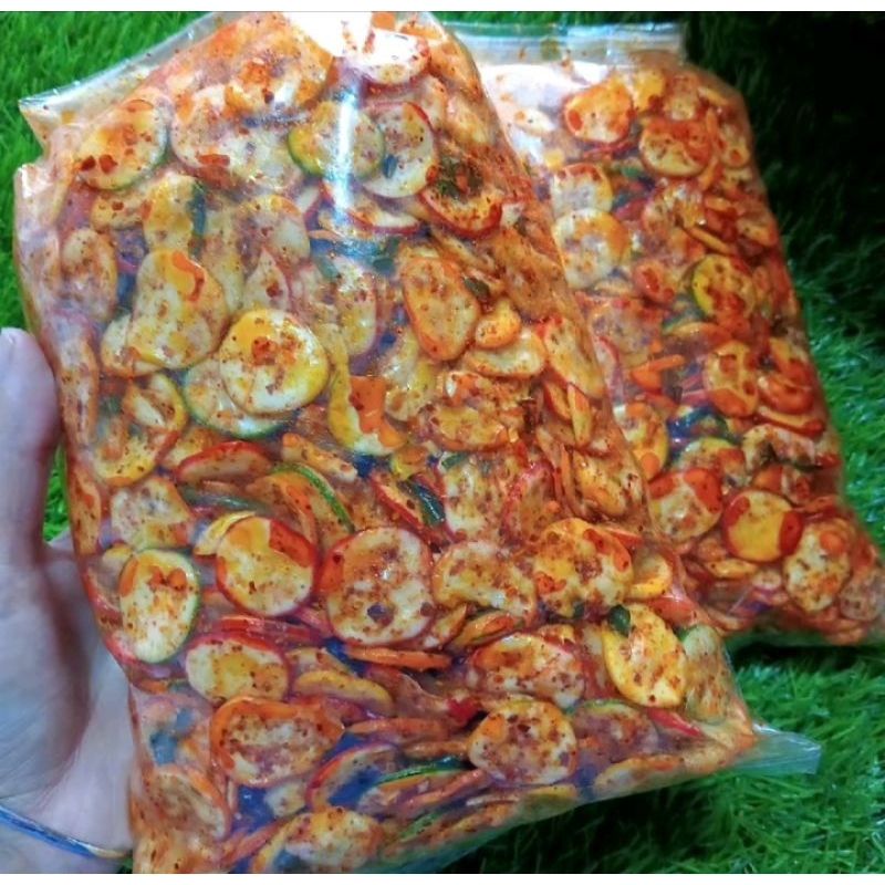

kerupuk seblak kering 500g pedas daun jeruk seblak bawang bantat daun jeruk