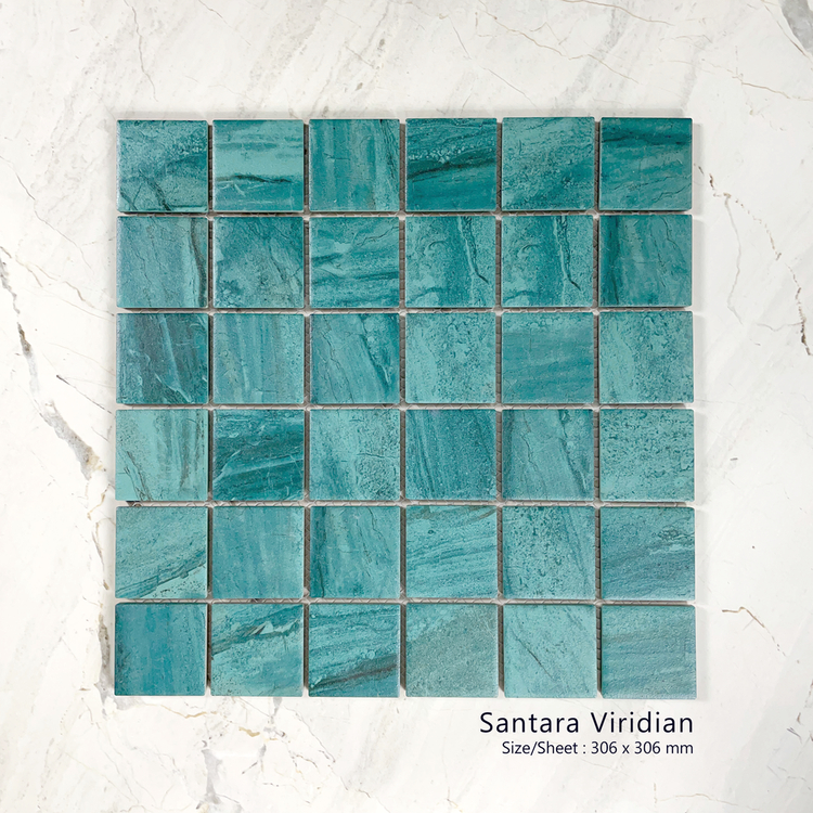 Viridian Santara Singres Mosaic Tiles | Mosaic Keramik