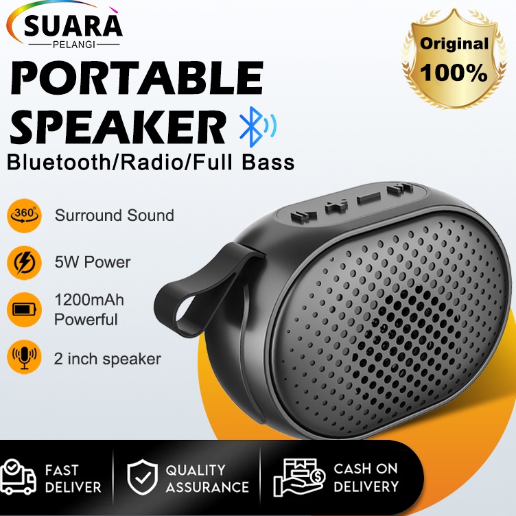 KODE G12D SUPER BASSSpeaker Bluetooth Mini Super Bass Music Box Full Bass Portabel Wireless Original