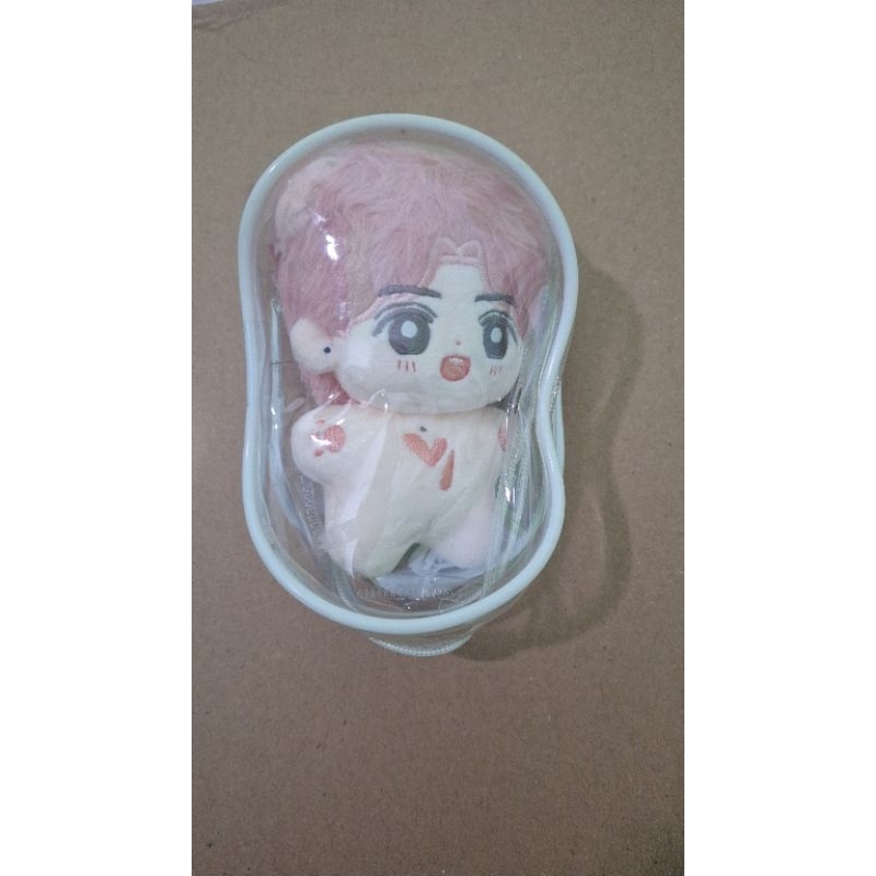 NCT WAYV HENDERY doll pink hair 10cm  official by maker
