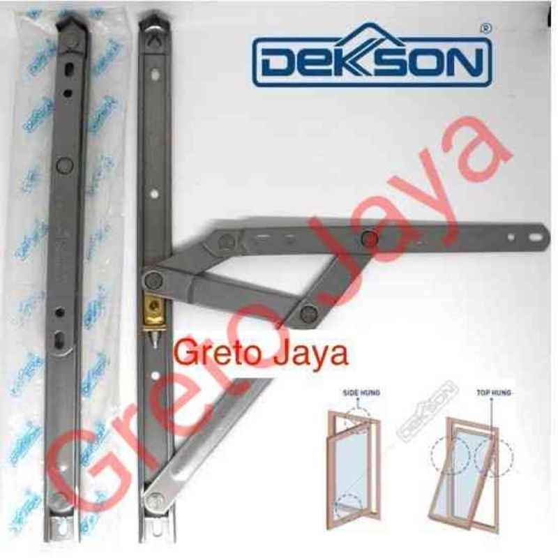 DEKSON Engsel Casement 8 10 12 14 16 20 24 inch in Kasemen Cesmen Jungkit Kesmen Casemen Jendela