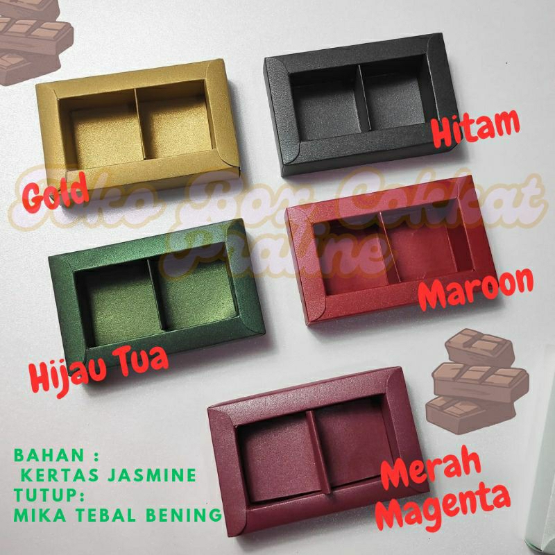 

BOX COKLAT PRALINE SEKAT 2 | KOTAK COKELAT KUE NASTAR | BOX SOUVENIR