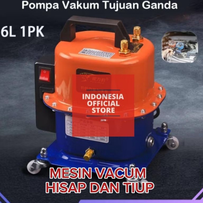 KODE R24A ALAT VACUM AC MOBIL MESIN VACUUM AC MOBIL VAKUM DUA FUNGSI BISA HISAP TIUP