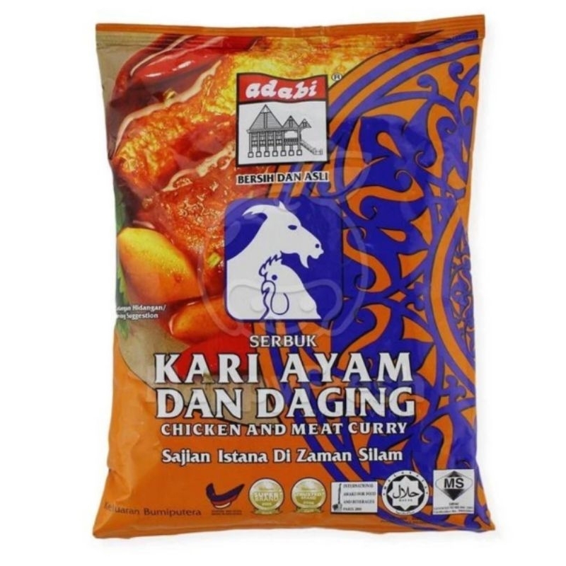 

ADABI Bumbu Kari Ayam dan Daging 250gr