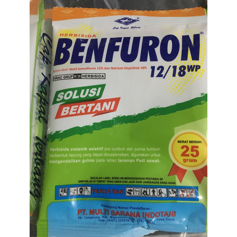 BENFURON HERBISIDA SELEKTIF OBAT RUMPUT UNTUK TANAMAN PADI