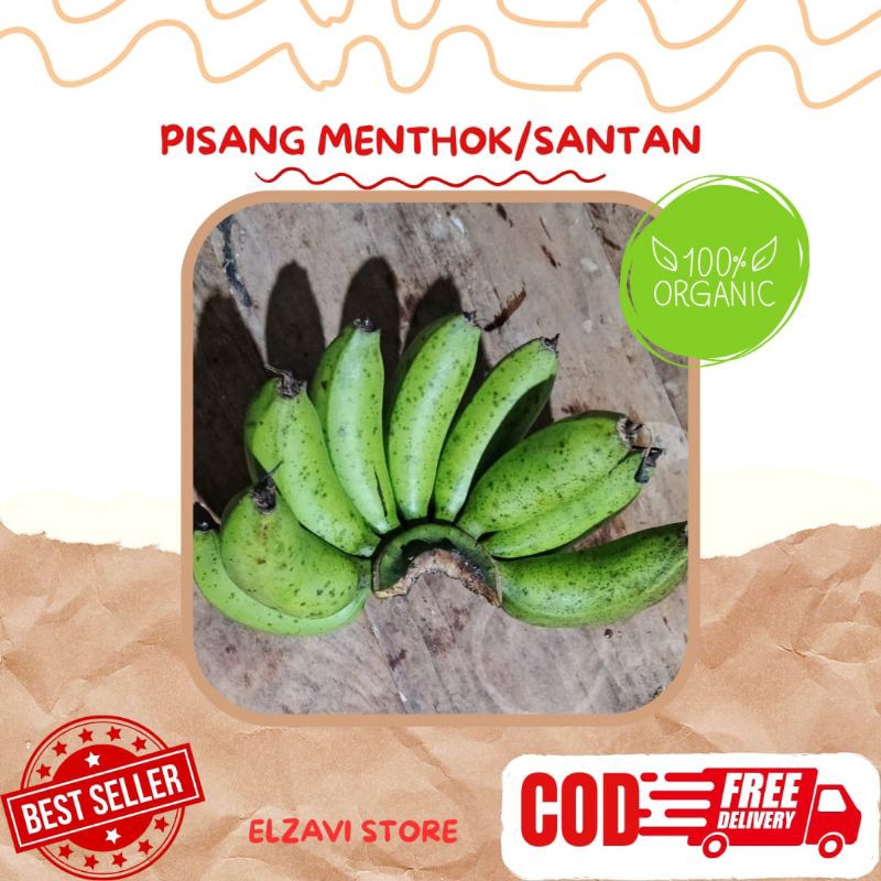 

MURAH PISANG MENTHOK/SANTAN HARUM 1KG