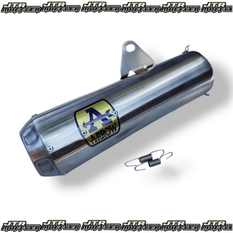 Silencer slincer knalpot Arrow pro race inlet 50mm Zx25r ninja 250fi r25 mt25 cbr 150r cbr250rr gsx 